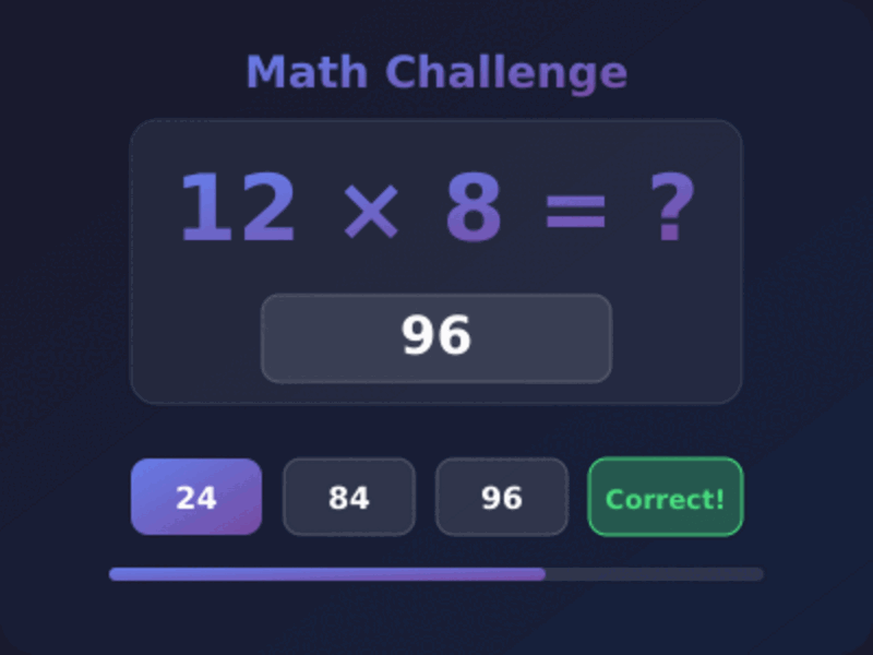 Math Challenge game thumbnail