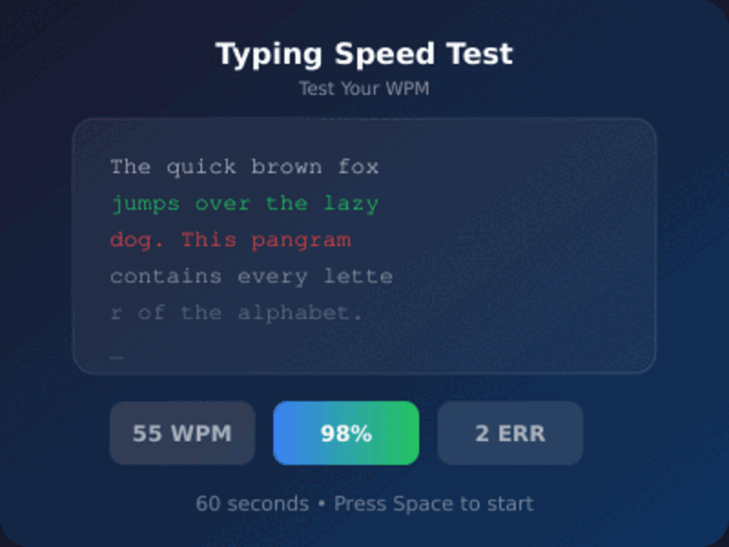 Typing Speed Test game thumbnail
